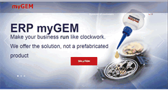 Desktop Screenshot of mygem.cz